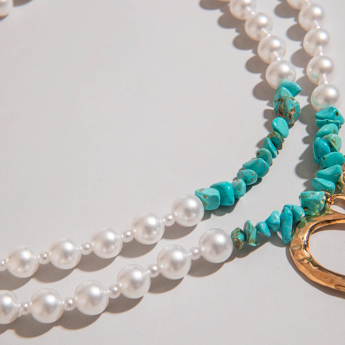 Necklace with Hollow Heart Pendant Adjustable Necklace