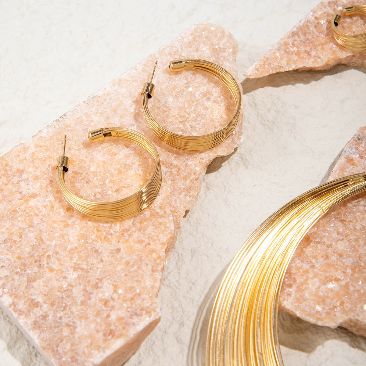 Gold Silver Colour Bracelet Set