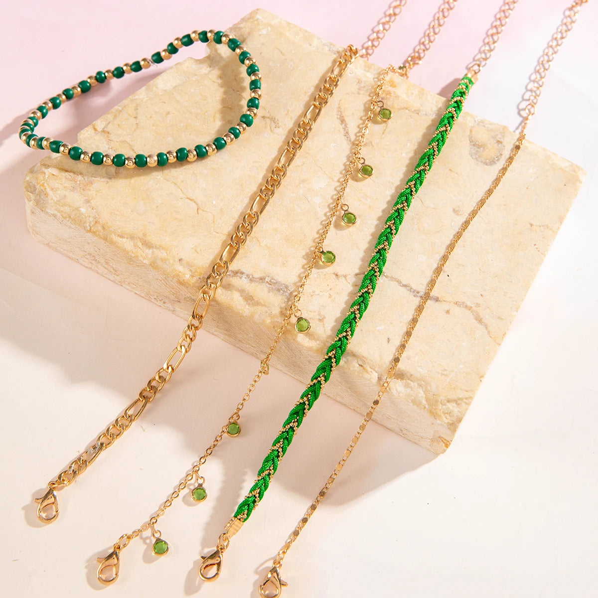 Shell Beaded Anklets