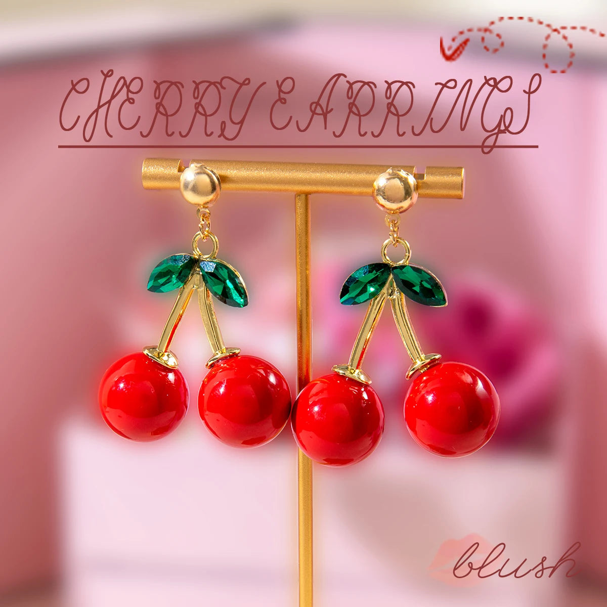 Creative red and black Cherry
