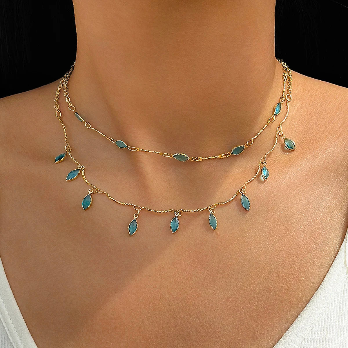 Blue Turkish Eye Necklace