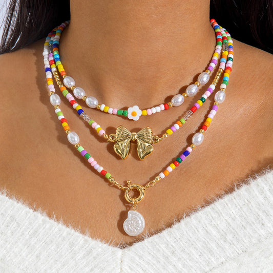 Bohemian Multi-Layer Handmade Bead Necklace