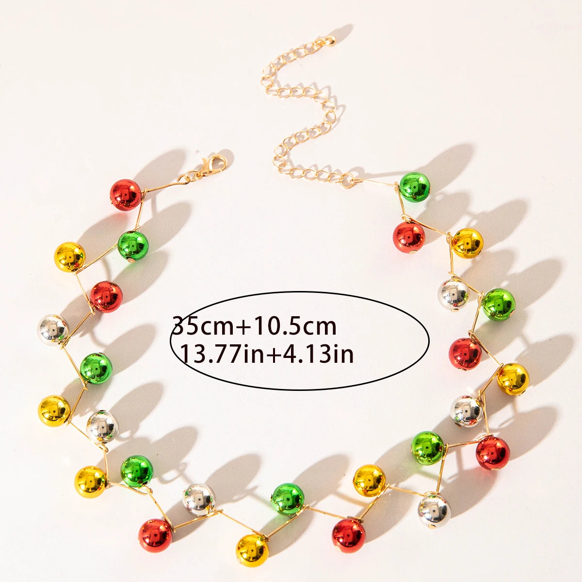 White Colour Imitation pearl Adjustable Necklaces