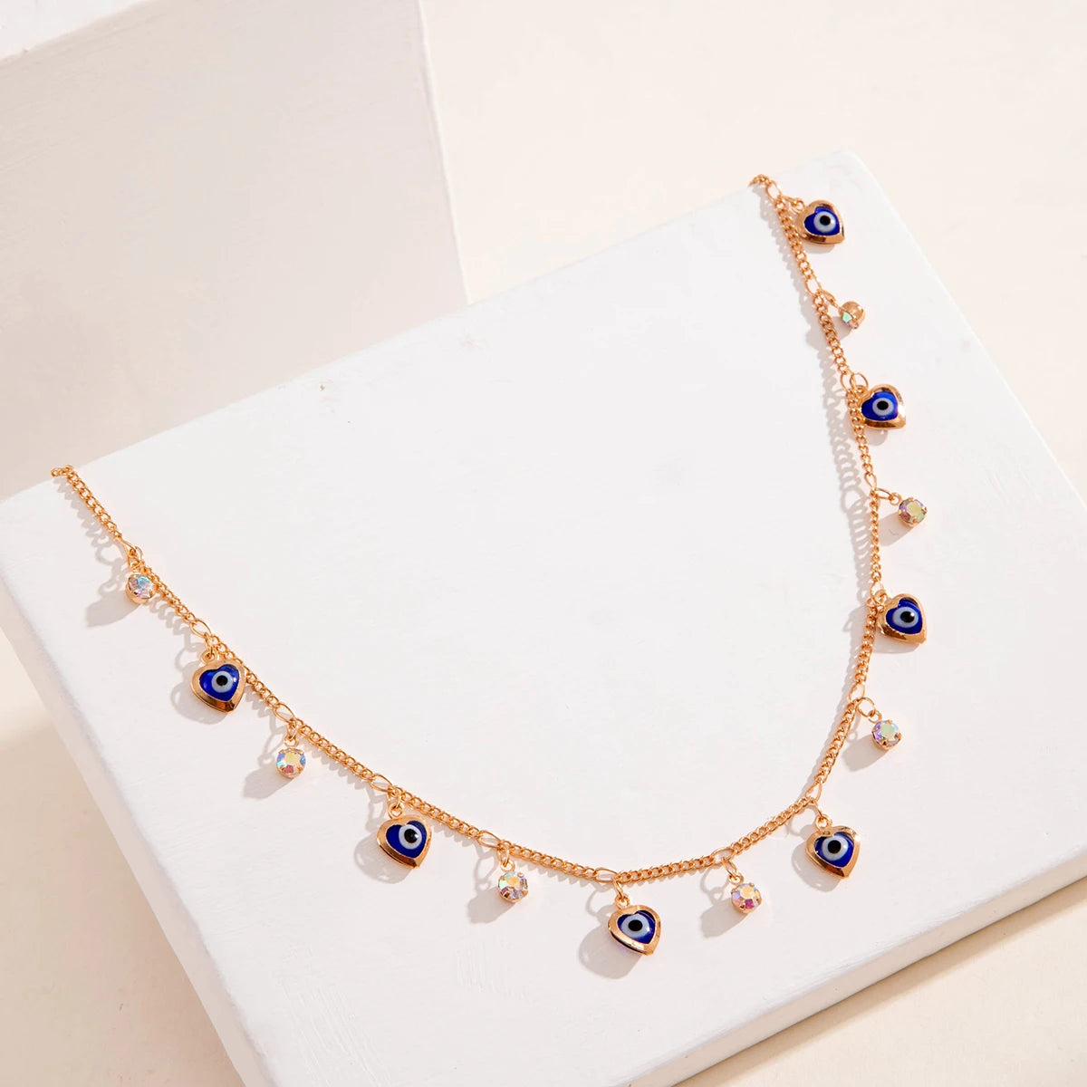 Blue Turkish Eye Necklace
