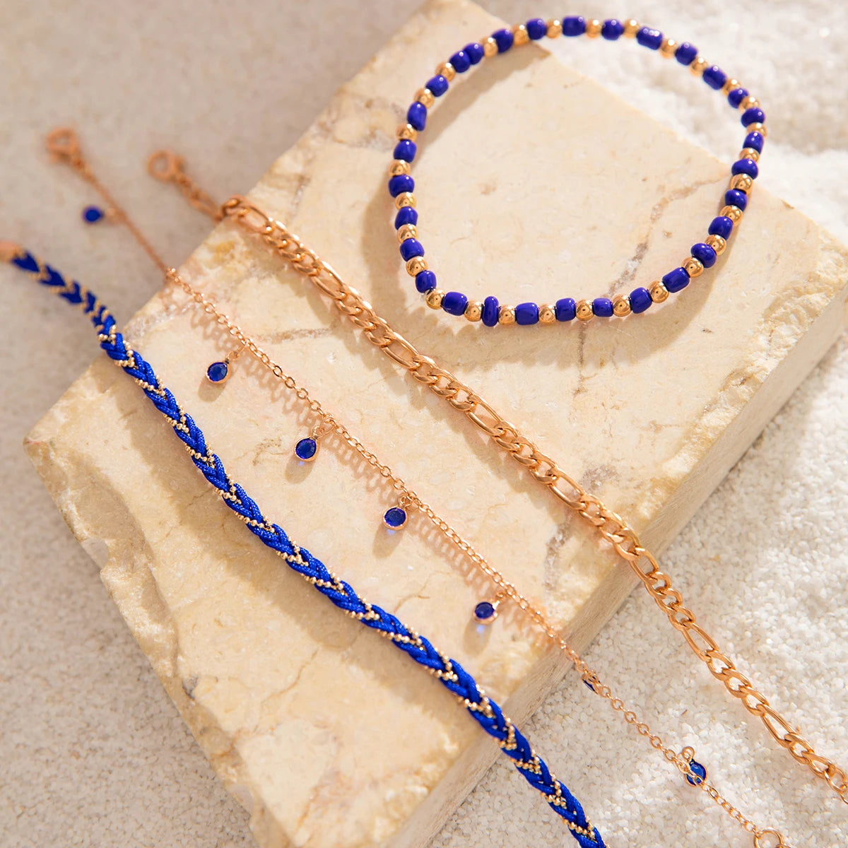 Shell Beaded Anklets