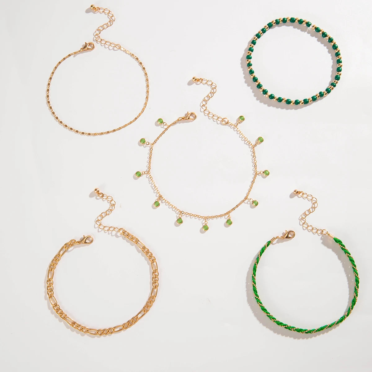 Shell Beaded Anklets